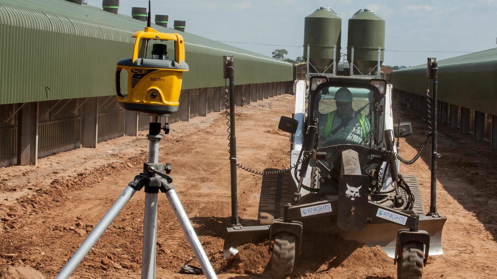 Laser Equipment, Compact Track Loaders