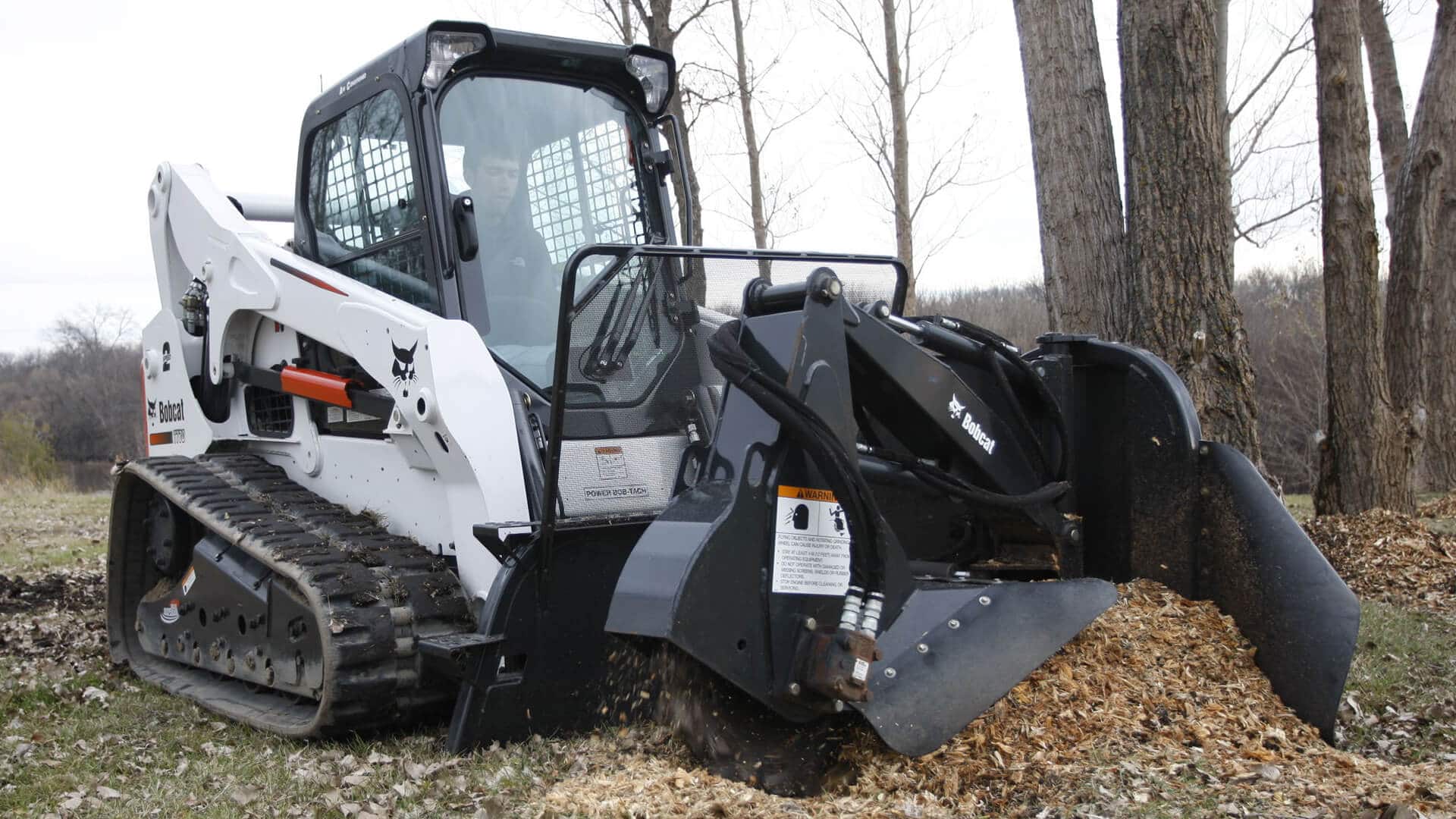 Stump Grinder, Compact Track Loaders